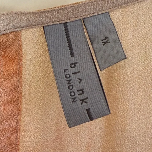 Bl-nk London for Anthropologie Abstract Print Peasant Style Blouse - Picture 4 of 6